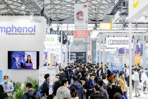 慕尼黑上海电子展览会展会现场图片