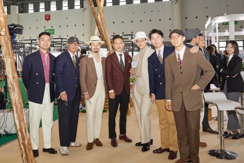 上海服装定制展展会现场图片