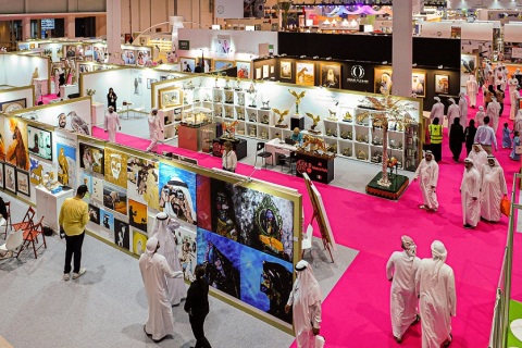 中东阿布扎比狩猎、马术、枪械、刀具展览会展会现场图片
