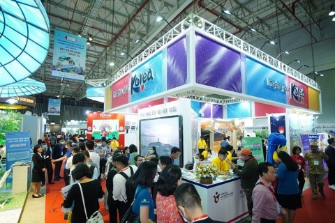 越南胡志明旅游展览会展会现场图片