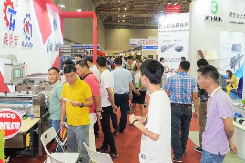 越南胡志明塑料橡胶工业展览会展会现场图片