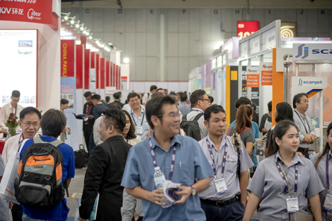 泰国曼谷生活用纸展览会展会现场图片