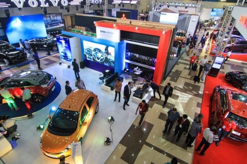 孟加拉达卡汽车、电动车展展会现场图片