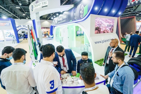 中东迪拜汽配展览会展会现场图片