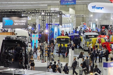 日本横滨卡车展览会展会现场图片
