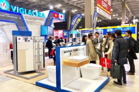 日本东京建材卫浴地板展览会展会现场图片