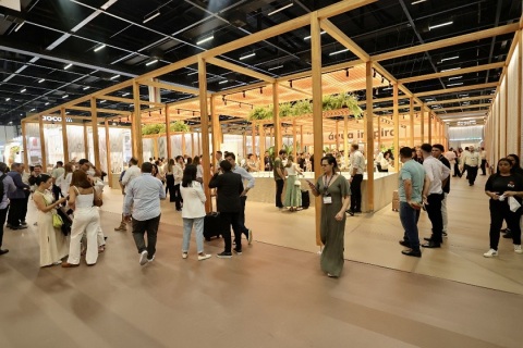 巴西圣保罗地面铺装、地板展览会展会现场图片