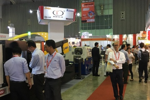 越南胡志明机床及金属加工、焊接展览会展会现场图片