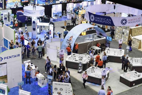 美国泳池、水疗spa、户外家具、设备展览会展会现场图片