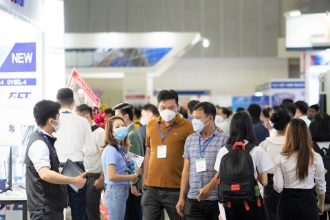 越南胡志明机床及金属加工展览会展会现场图片