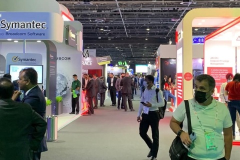 中东迪拜计算机安全及物联网展览会展会现场图片
