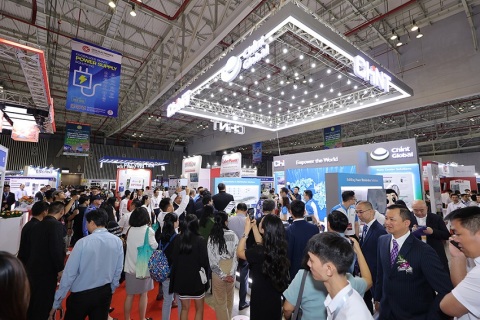 越南胡志明绿色能源展览会展会现场图片
