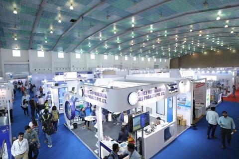印度孟买塑料橡胶机械展览会展会现场图片