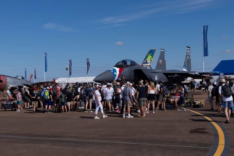 美国佛罗里达航空展展会现场图片