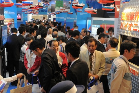 日本今治船舶海事展览会展会现场图片