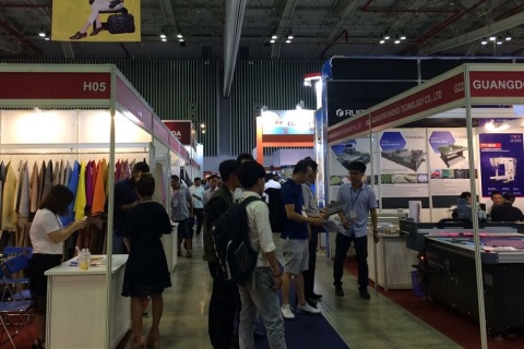 越南胡志明皮革及鞋机鞋材展览会展会现场图片