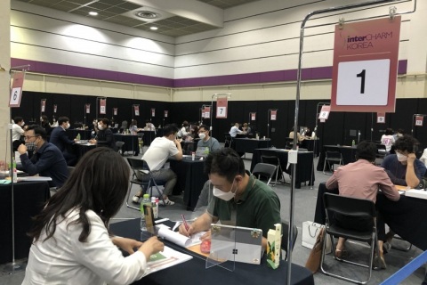 韩国首尔美容美发展展会现场图片