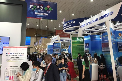 越南河内贸易展览会展会现场图片