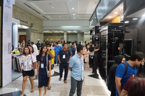 印尼雅加达建筑建材展览会展会现场图片