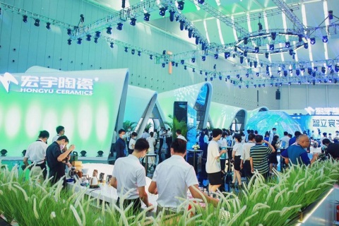佛山潭洲陶瓷展展会现场图片