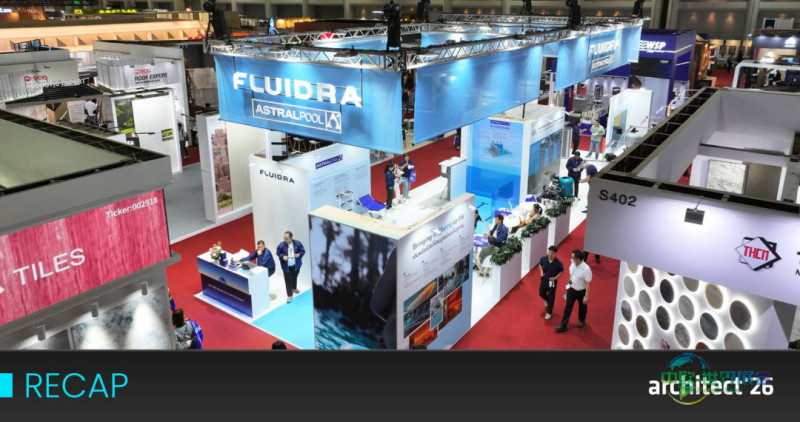 泰国建材展：Fluided展示泳池创新技术